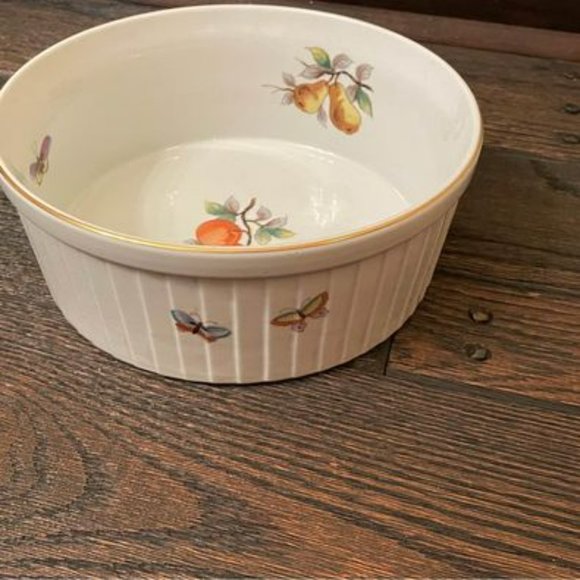 Andre Sadek Casserole, Soufflé Dish, Sadek, Fruit, Vintage - Picture 3 of 4